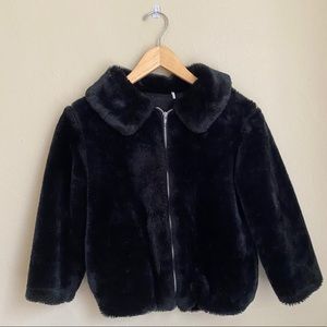 Faux fur coat